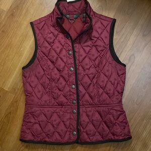 EDDIE BAUER women’s quilted vest XS